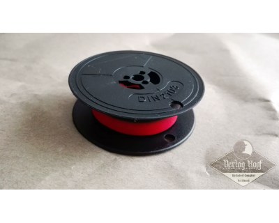 Typewriter ribbon 2103 DIN red/black