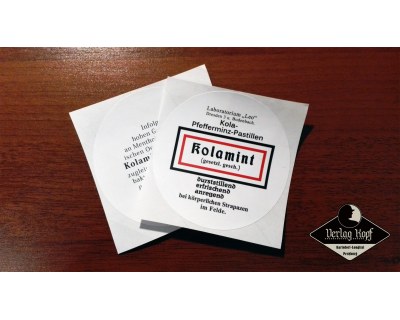 Kolamint sticker - Field-energy pastilles