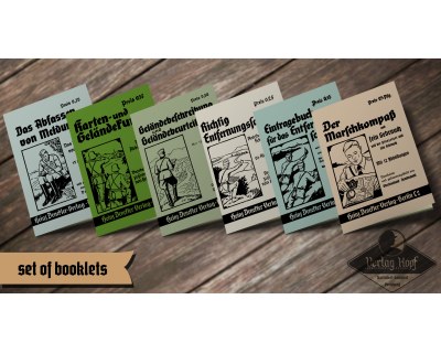 Set of 6 terrain orientation/description booklets