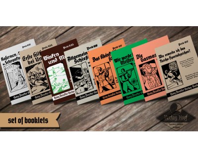 Set of 8 different skills booklets