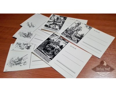 German Postcards set #6 Allgemeine (7 pcs.)