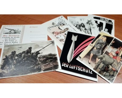 German Postcards set #7 Allgemeine Farben (7 pcs.)