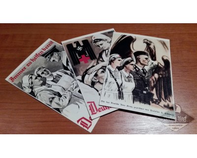 German Postcards set #8 Rotes Kreuz (3 pcs.)