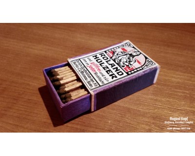 Matches box - WW1 Roland Hölzer