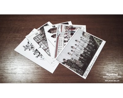 German Postcards set #11 Drawings (5 pcs.)