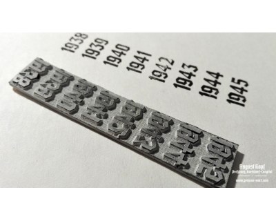 Rubber stamp: Years