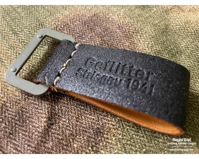 Leather belt loop repro 1piece steel