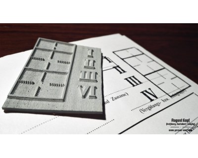 Rubber stamp: Soldbuch Sicherheit stamp