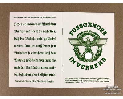 Fussgänger im Verkehr - pedestrian booklet