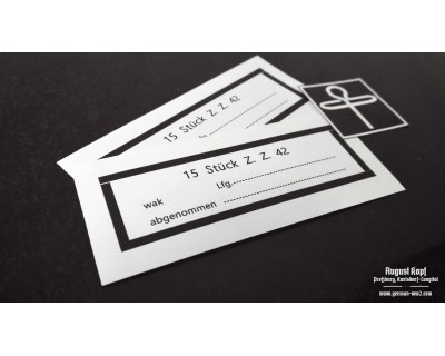 Zug-Zünder 42 labels