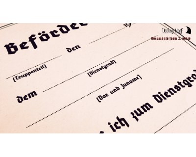 Beförderung certificate
