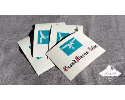 Grand Marnu Likőr Bottle Labels 4pcs