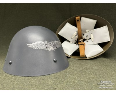 Reissued vz.32 Luftschutz helmet