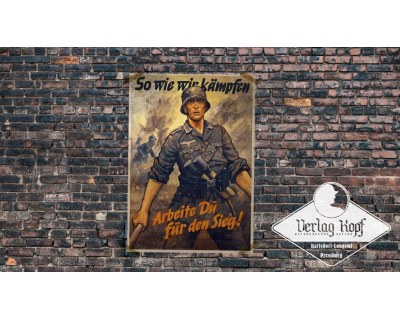 Poster 85x60cm So wie wir kampfen