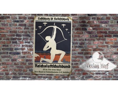 Poster 85x60cm Reichsluftschutzbund