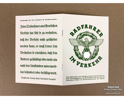 Radfahrer im Verkehr - Cyclists booklet