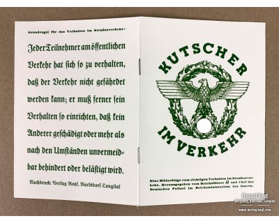 Kutscher im Verkehr - Coachman booklet