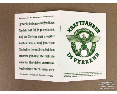 Kraftfahrer im Verkehr - Driver booklet