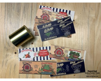 Set of 12pcs labels 1920b