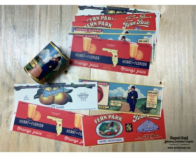 Set of 12pcs labels 1930e