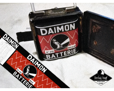 Battery label type.3 HJ morse