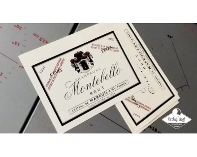 Wehrmacht Champagne Montebello Bottle label