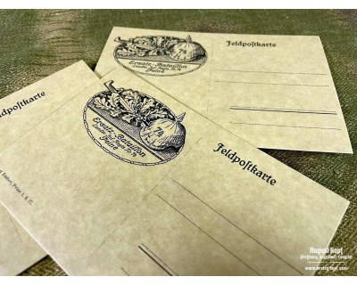 German Postcards Ers. Bataillon-74 3pcs