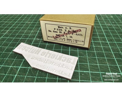 Rubber stamp: Lackierte Hülsen 3x sizes