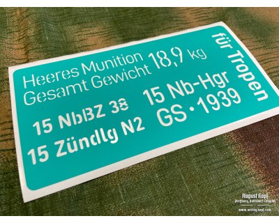 Stencil Nebelhandgranate 39 box