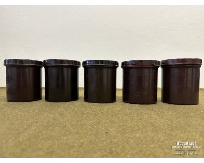 Set of KTM bakelite boxes 5pcs