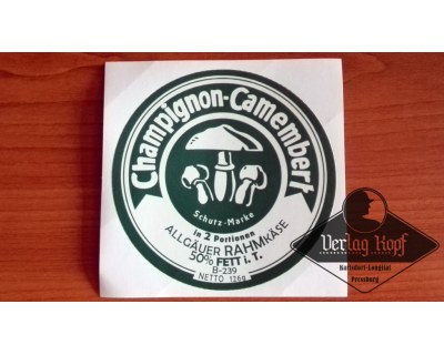 Champignon-Camembert 126g label sticker