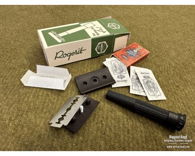 Rogerit razor package + 10 shaving blades