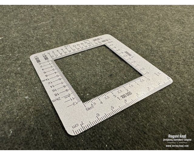 Mapcase ruler - Planzeiger