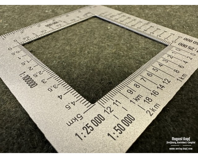 Mapcase ruler - Planzeiger