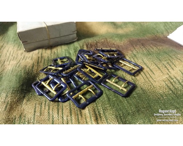 Original two-prong metal buckle set of 20pcs blue
