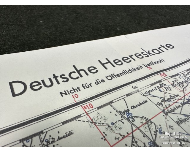 Deutsche Heereskarte DAK Sfax
