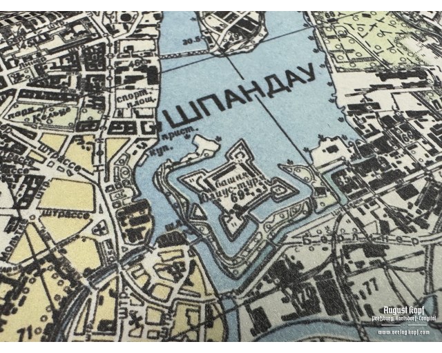 Berlin map in Azbuka