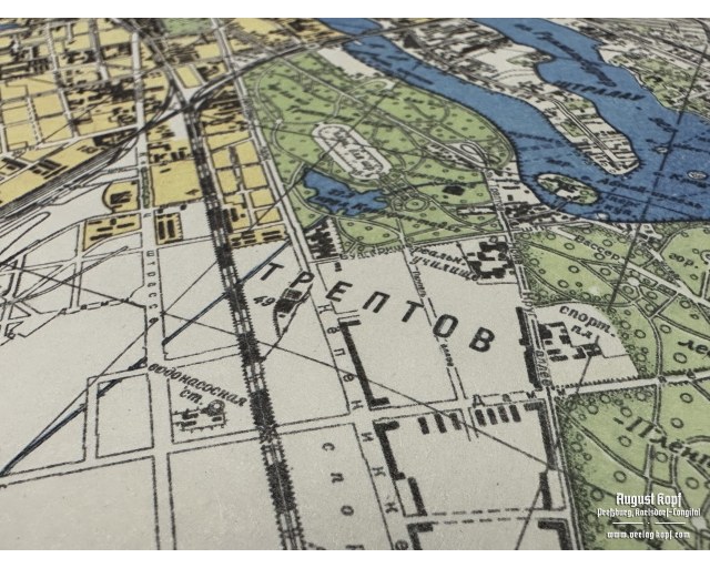 Berlin map in Azbuka