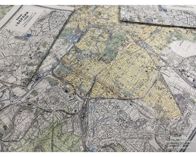 Berlin map in Azbuka