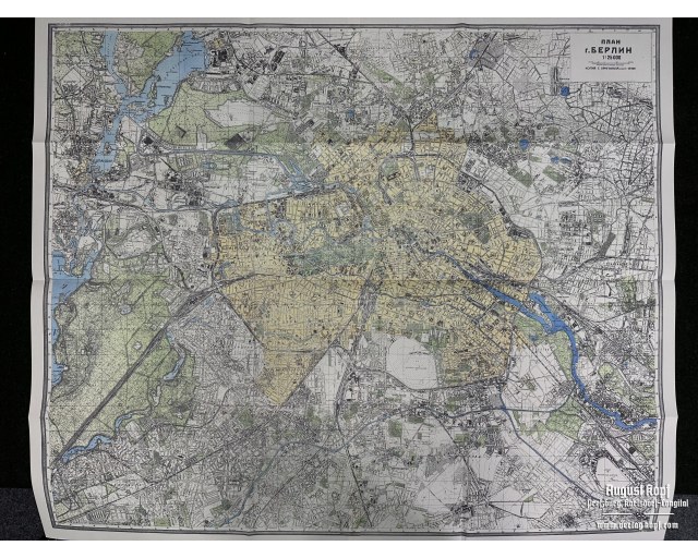 Berlin map in Azbuka