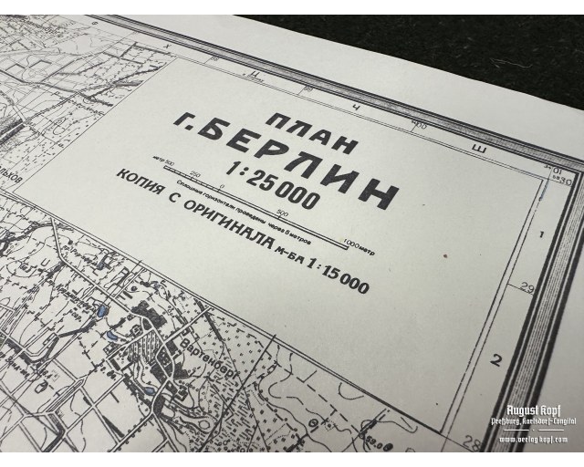 Berlin map in Azbuka