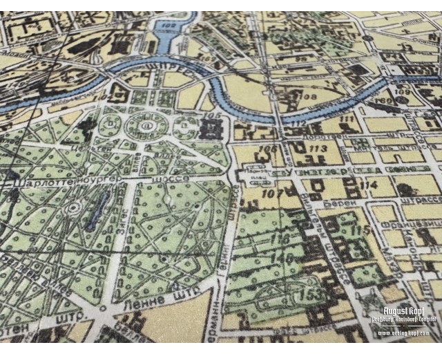 Berlin map in Azbuka