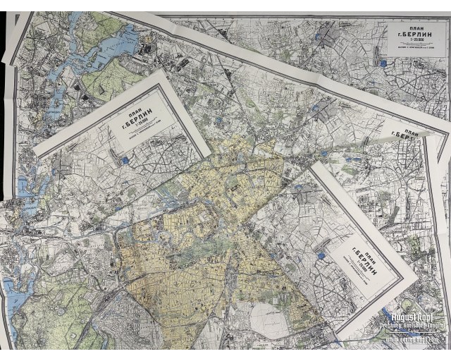 Berlin map in Azbuka