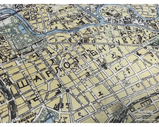 Berlin map in Azbuka