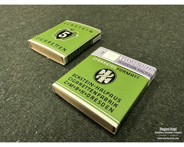 Eckstein №5 Cigaretten Box empty sealed