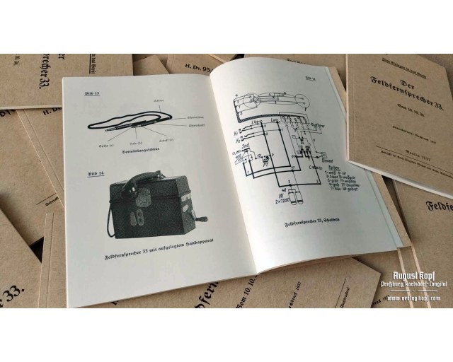 Der Feldfernsprecher 33 - Fieldphone booklet