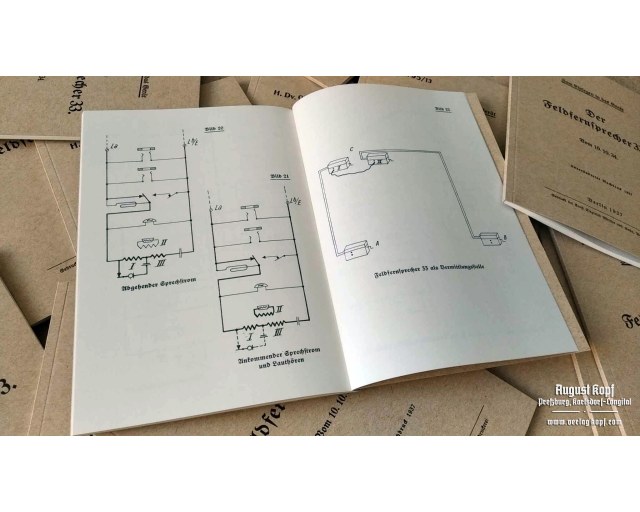 Der Feldfernsprecher 33 - Fieldphone booklet