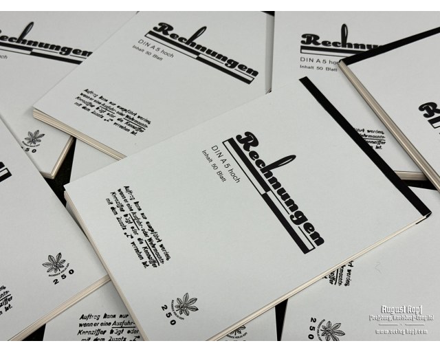 Rechnungen - 50 sheet invoice notepad