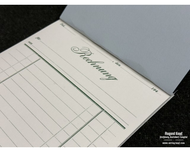 Rechnungen - 50 sheet invoice notepad