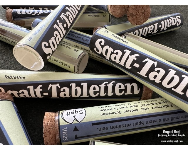 Sqalt Tabletten vintage vial